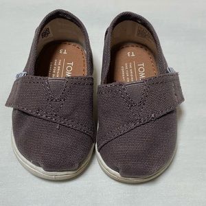 Baby Girl Toms shoes, size 3